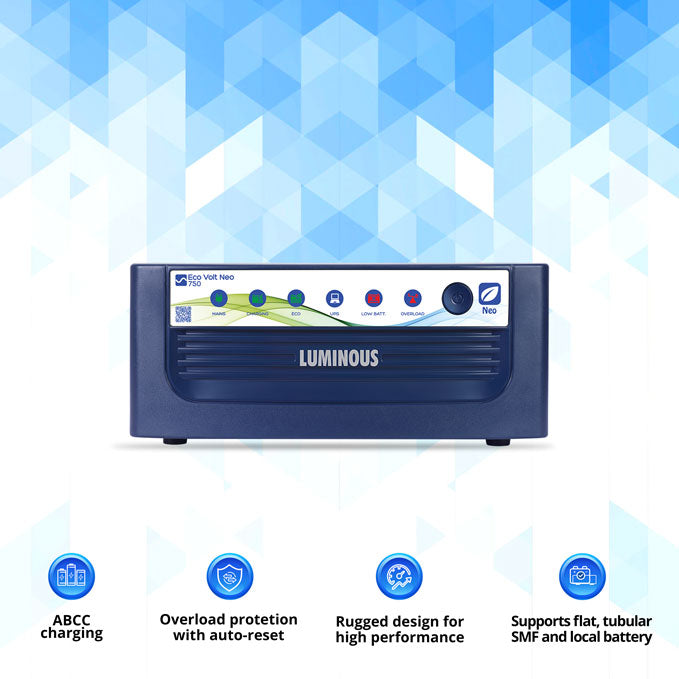 Luminous Home UPS Inverter ECO VOLT NEO 750