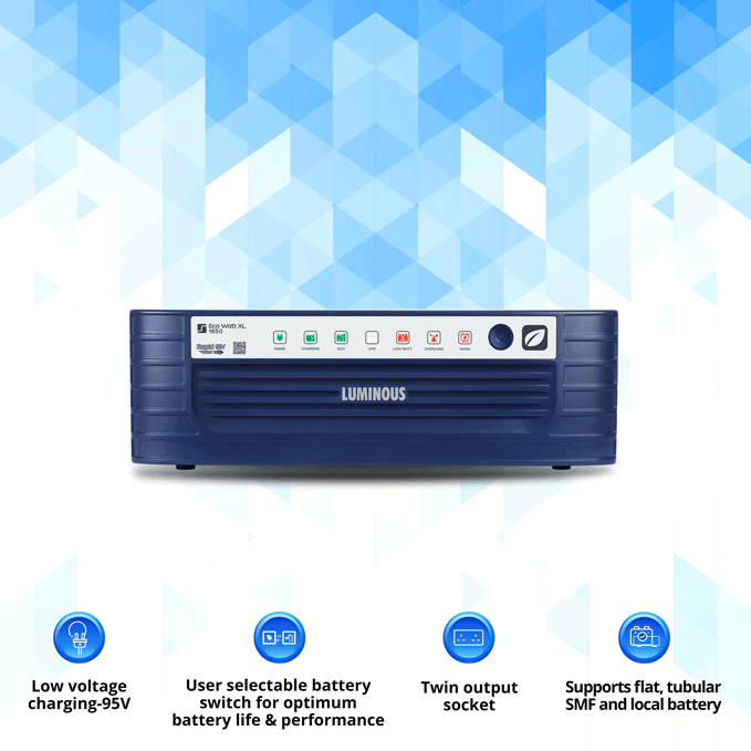 Luminous Home UPS Inverter ECO WATT XL RAPID 1650