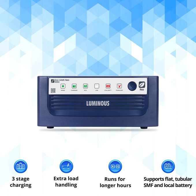 Luminous Home UPS Inverter ECO WATT NEO 1050